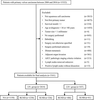 Safety and Benefit Of Sentinel Lymph Nodes Biopsy Compared to Regional Lymph Node Dissection in Primary Vulvar Cancer Patients Without Distant Metastasis and Adjacent Organ Invasion: A Retrospective Population Study